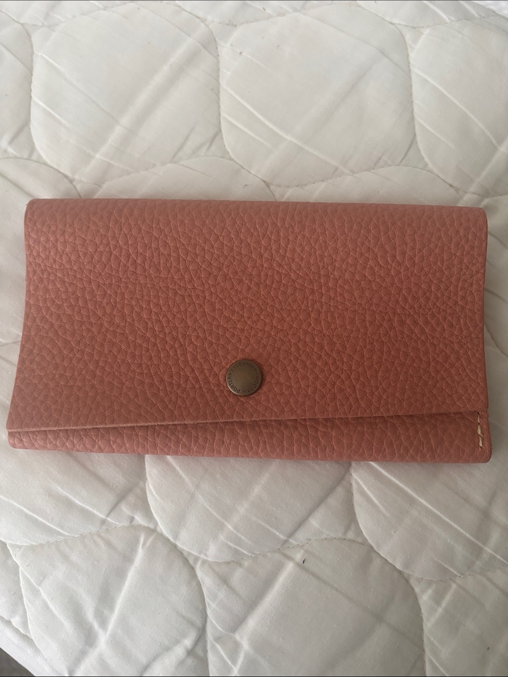 Portland Leather Goods Rancher Wallet - in pebbly OG Quartz leather 🦄